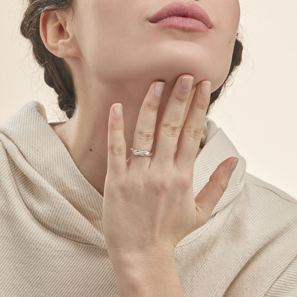 Bague Admète Or Jaune Diamant