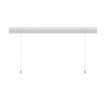 KARWEI dubbel plisségordijn lichtdoorlatend wit (kleurnr. 6001) 200x220 cm (bxh)