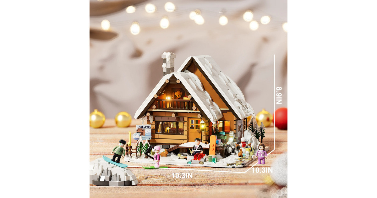 LumibricksRetro House - Ski Lodge Constructiespeelgoed  (F9041)