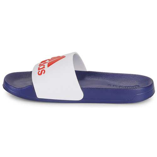 adidas Performance - ADILETTE SHOWER Blanco / Azul / Rojo