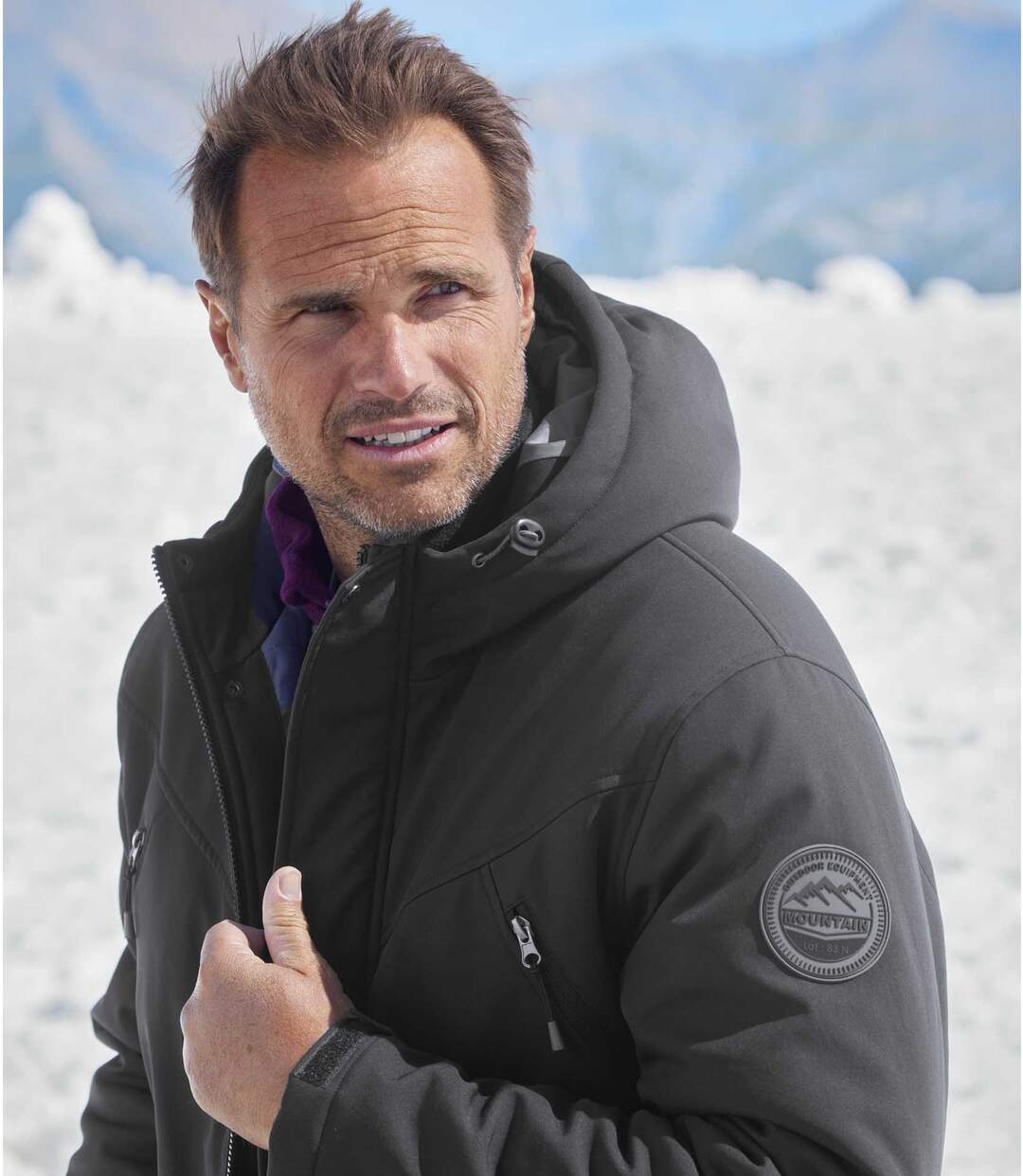 Parka Softshell à Capuche Mountain