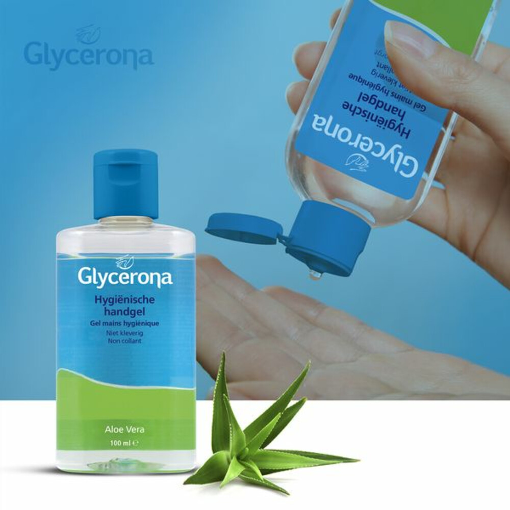 Glycerona Hygiënische Handgel Aloë Vera100 ml