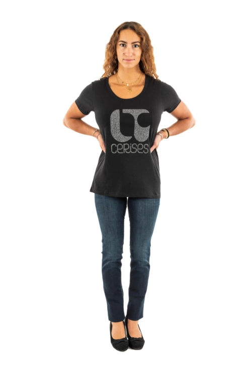 Tee shirt Le Temps Des Cerises taolo 0001 black