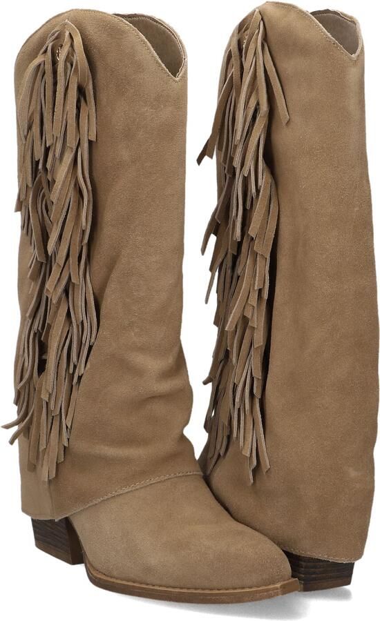Haboob Joyce Laarzen Suède Dames Camel