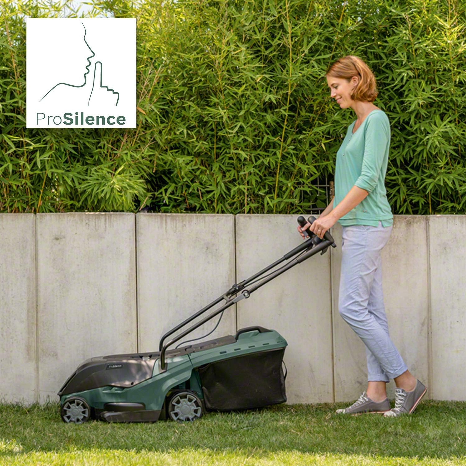 Bosch Cordless Lawnmower UniversalRotak 36-560 (36 Volt, 2x Battery 2.0 Ah, Cutting Width: 36 cm, Lawns up to 560 m², in Carton packaging)