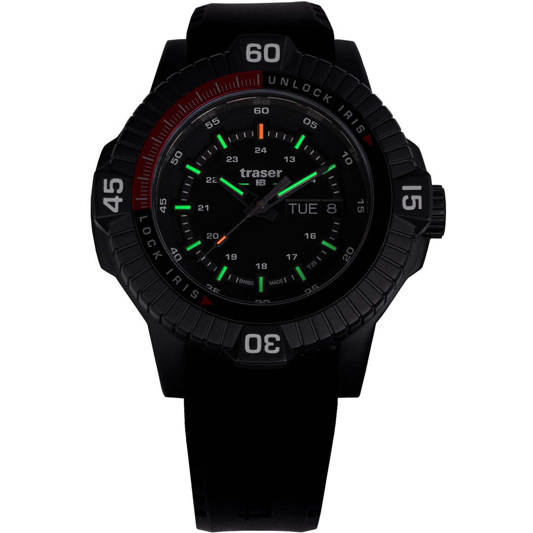 traser P99 Iris Tactical Rubber Black