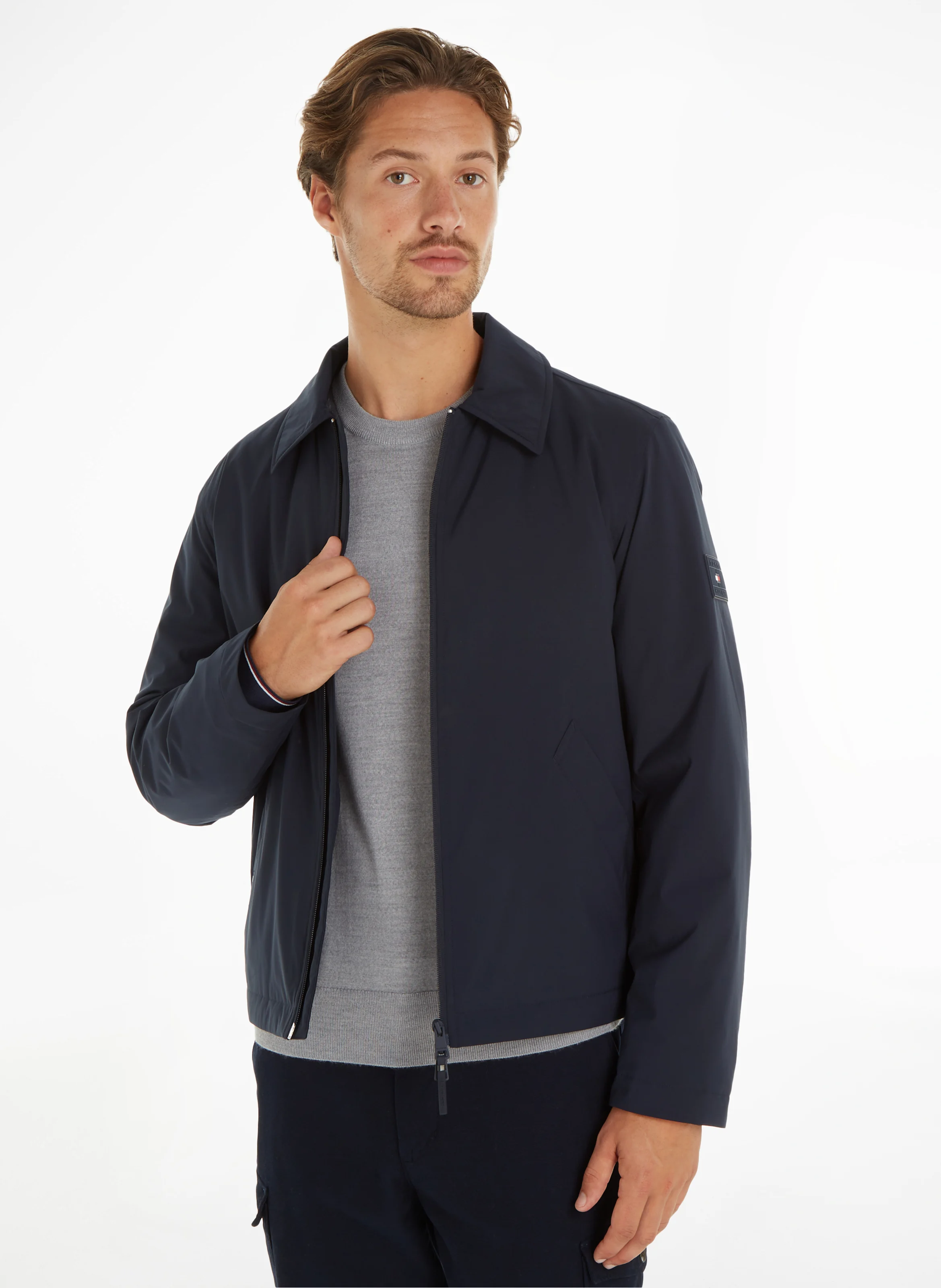 Veste col classique | Bleu