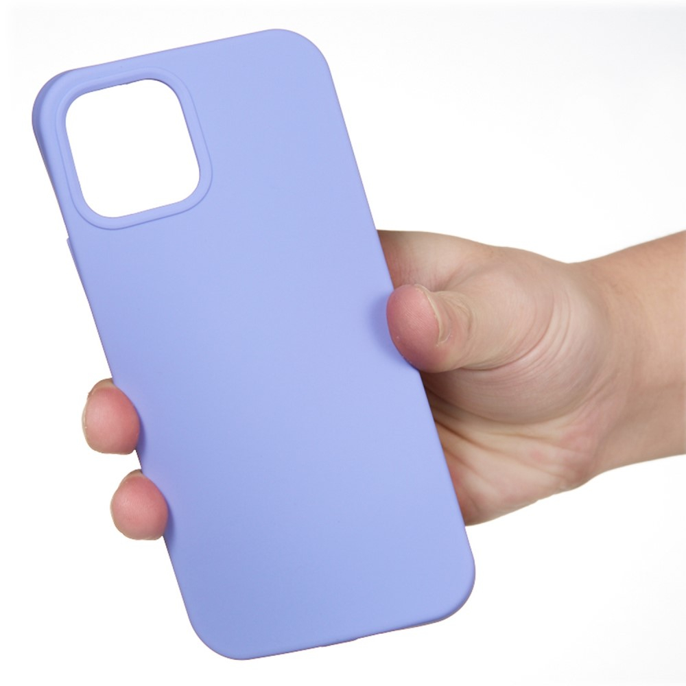 iPhone 14 Silikon Case Hülle - Lila