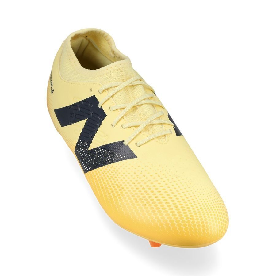 New Balance Tekela V4 Magique FG Energy Rush - Parchment/Noir/Orange