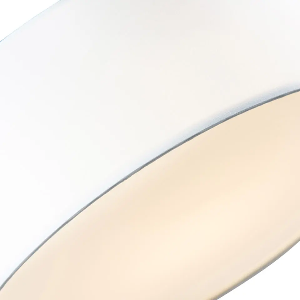 Qazqa plafondlampen drum led wit geïntegreerde led