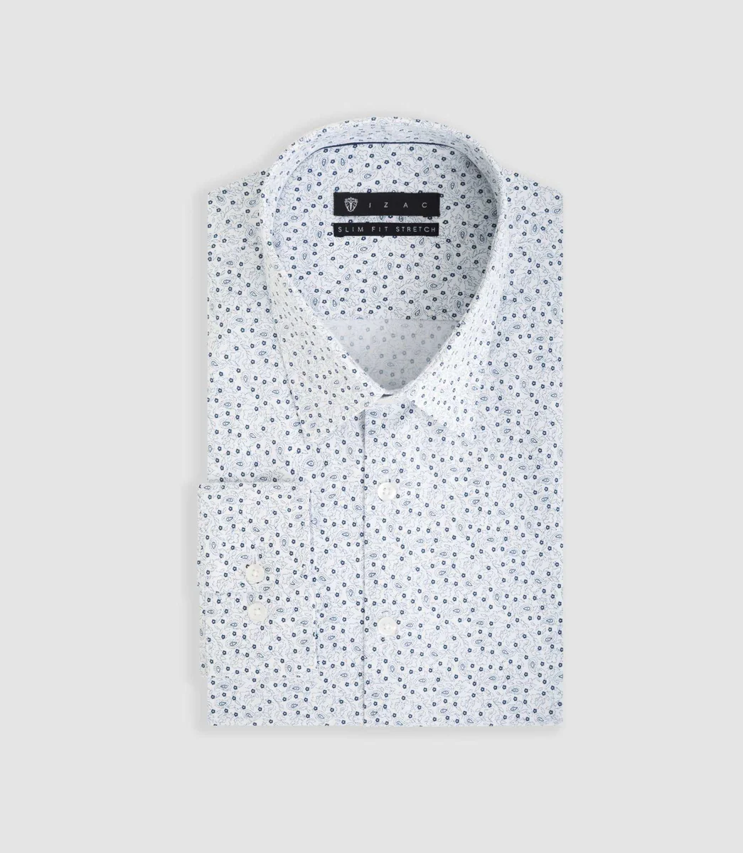 Chemise ville bleue 