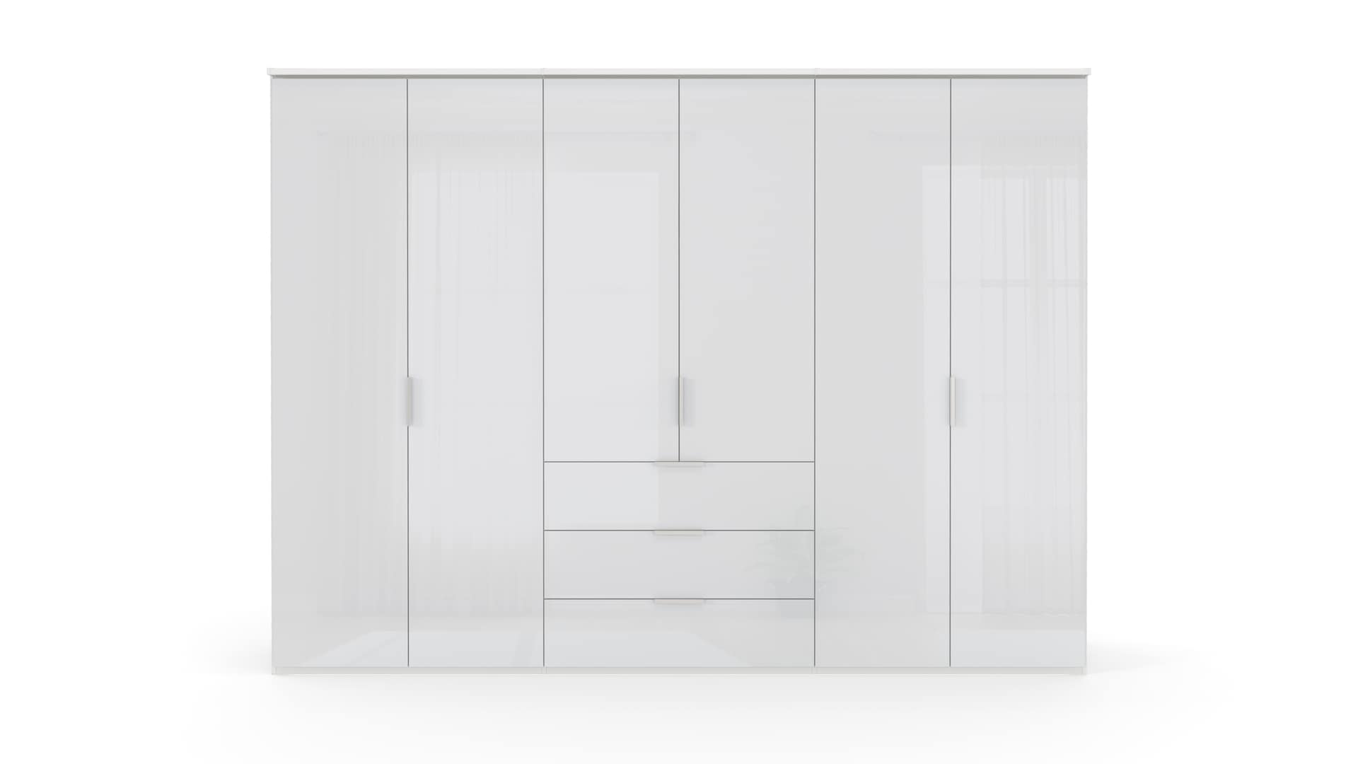 vito Drehtürenschrank DIOSO 301 x 226 cm weiß