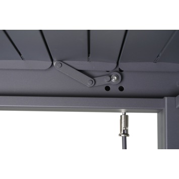 Pergola Deluxe Antraciet 3x4m