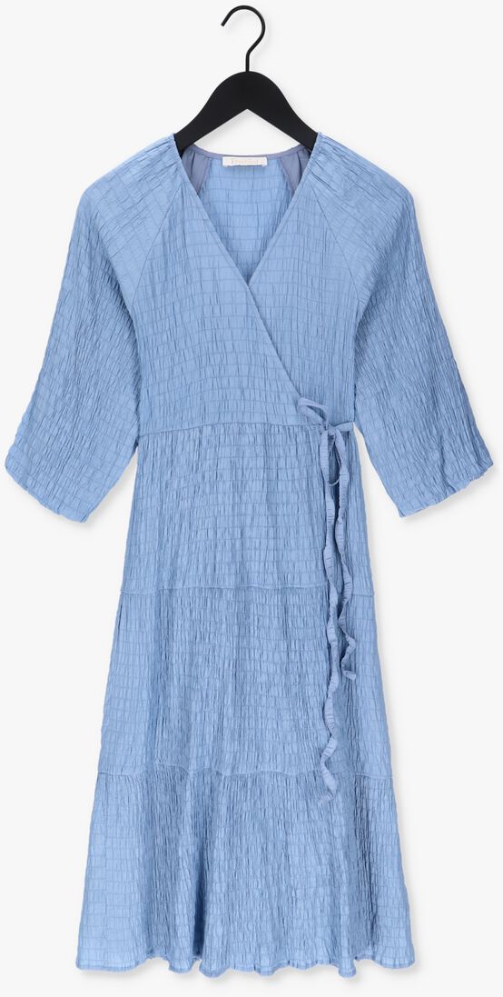 FREEBIRD blauwe freebird midi jurk danoek
