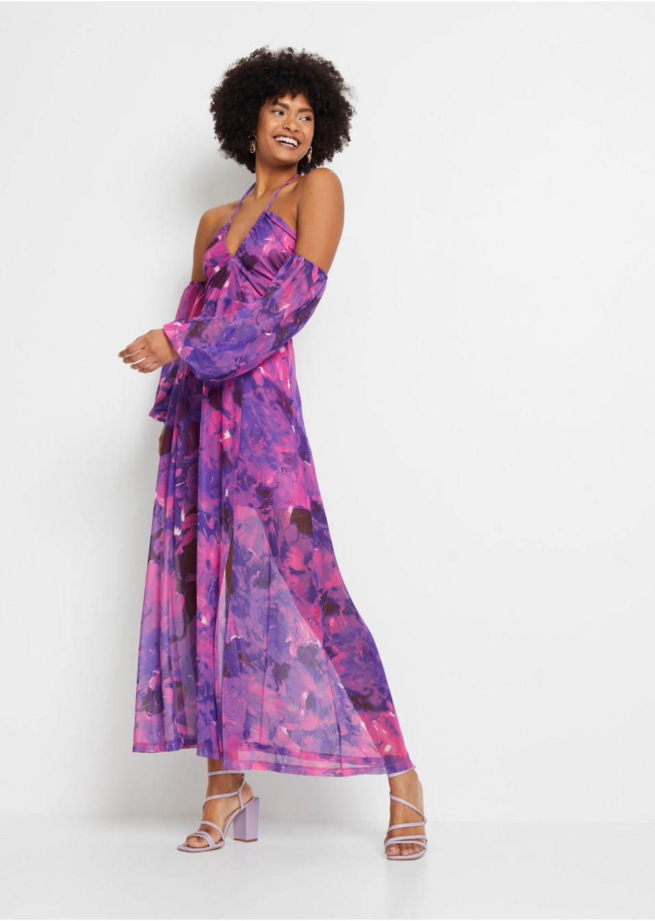Robe avec fente