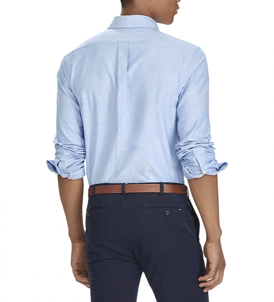 Ralph Lauren Camisa Oxford azul