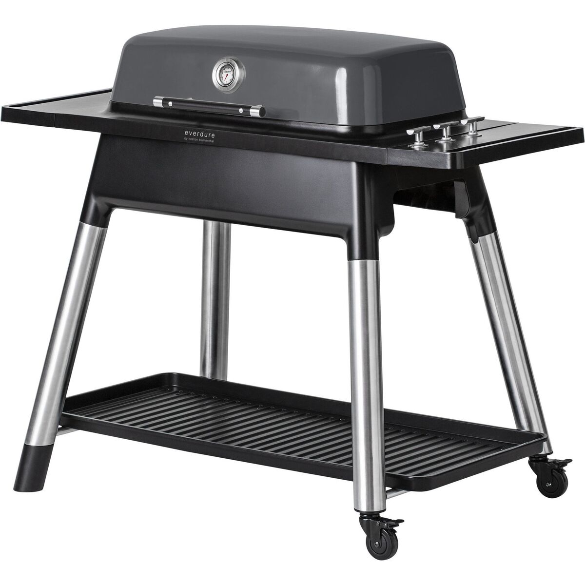 Furnace gasgrill + grillovertrekk & grillplade, matt grafitgrå