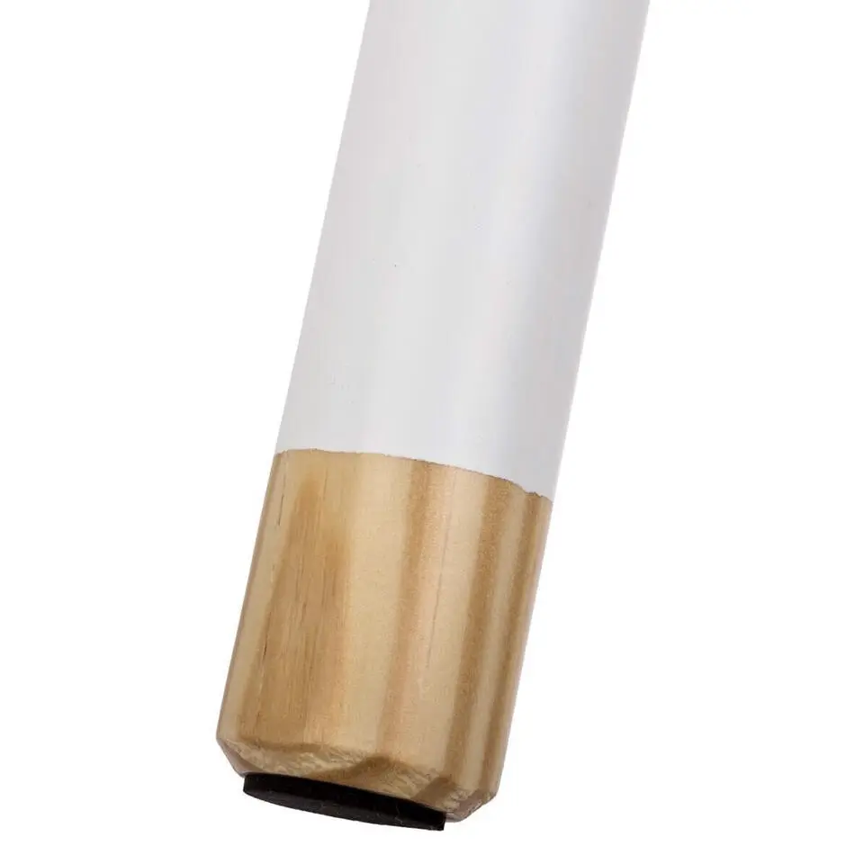 Atmosphera Kinder bijzet krukje - ivoor wit - hout - D24 x H27 cm