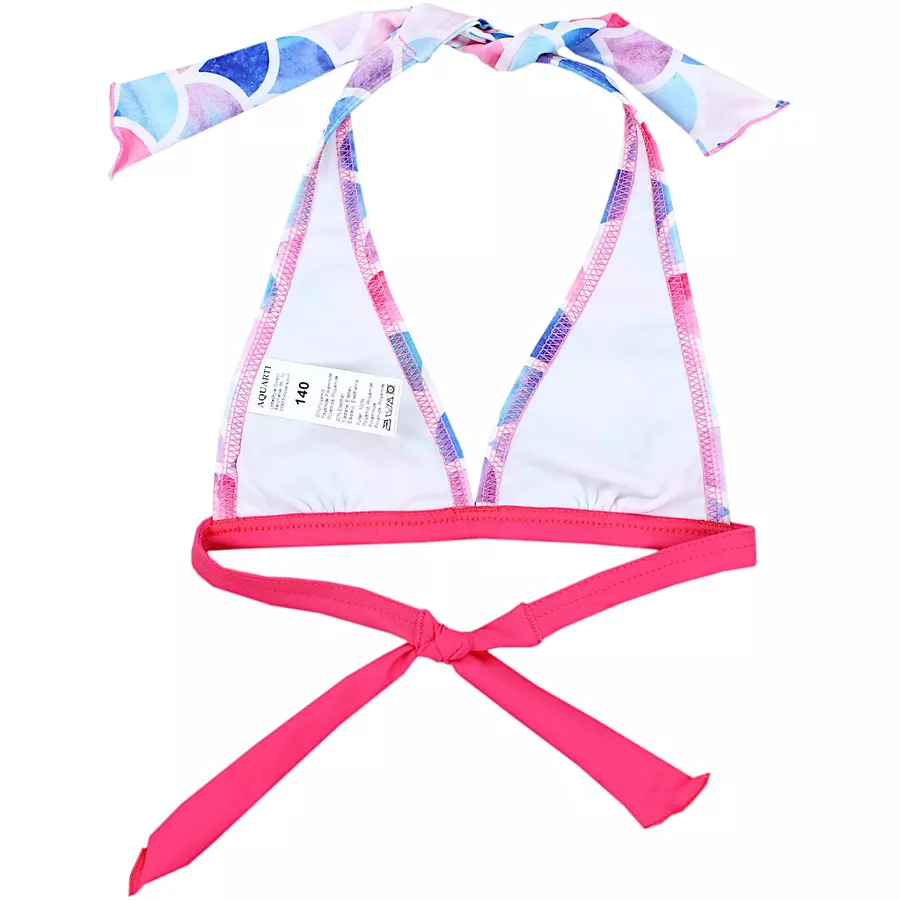 Aquarti Mädchen Bikini Set Zweiteilig Bikinislip Bustier rosapink