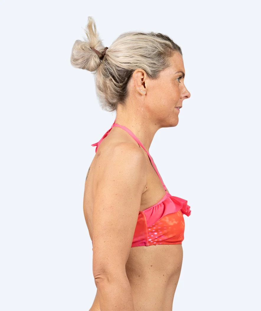 Watery havfrue bikini top til kvinder - Orange Twist