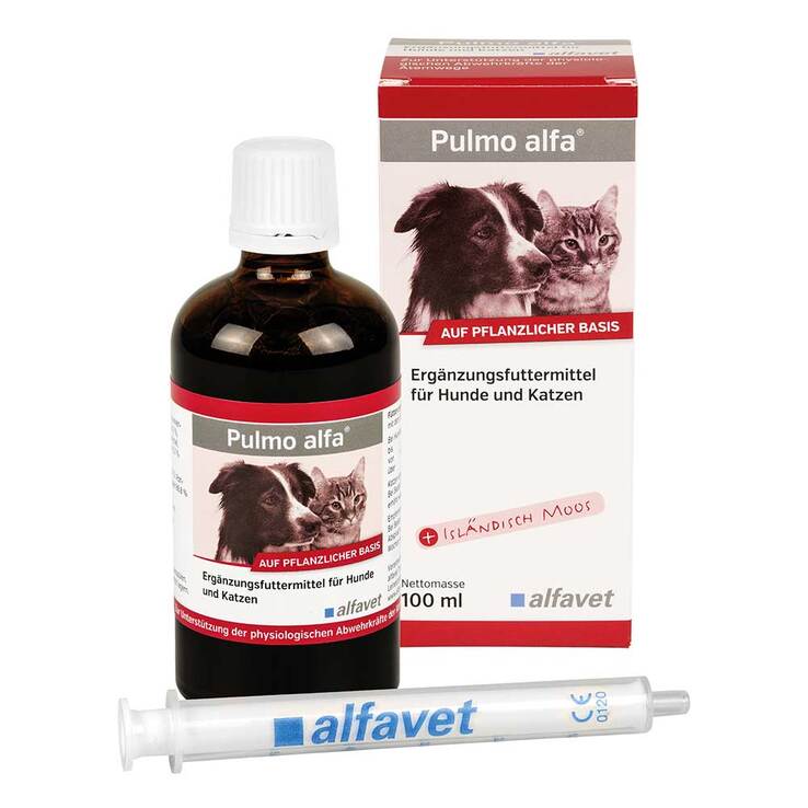 Pulmo Alfa für Hunde und Katzen, 100 ml