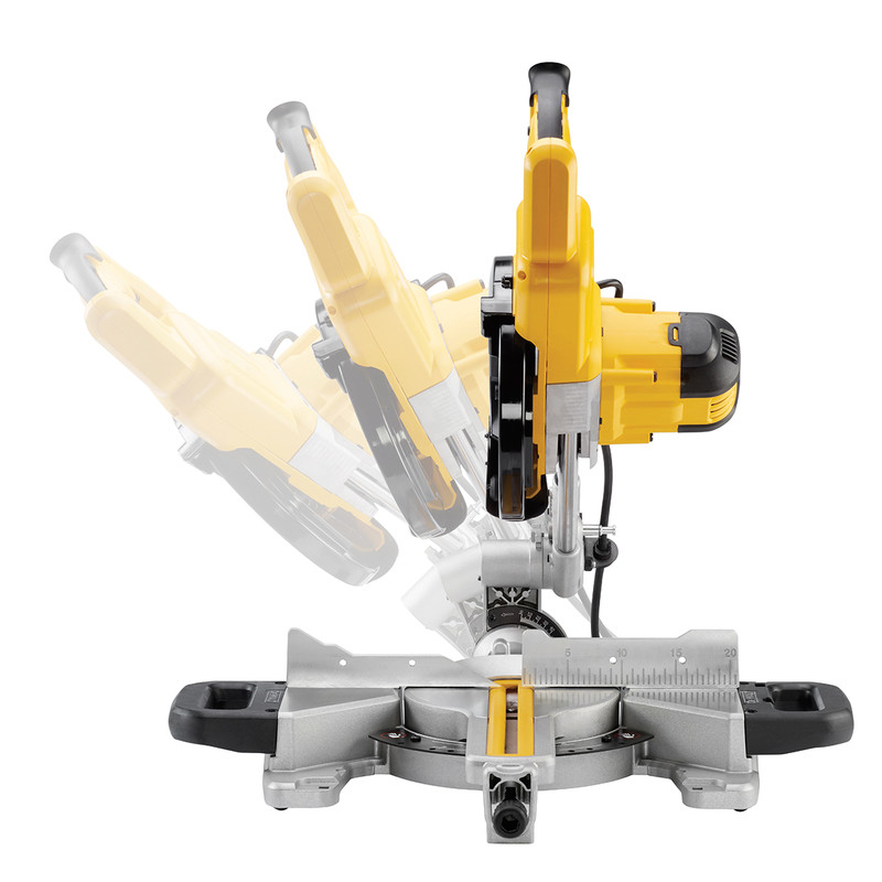 DeWALT DWS774-QS radiaal afkort- & verstekzaagmachine 1.400W 216mm