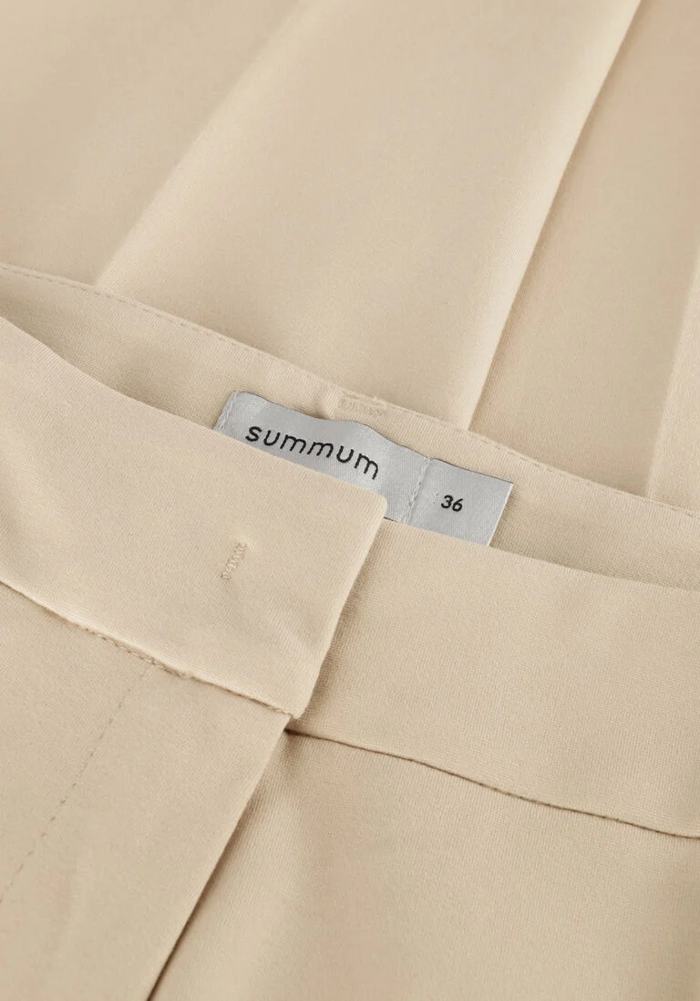 SUMMUM gebroken wit summum flared broek trousers punto milano