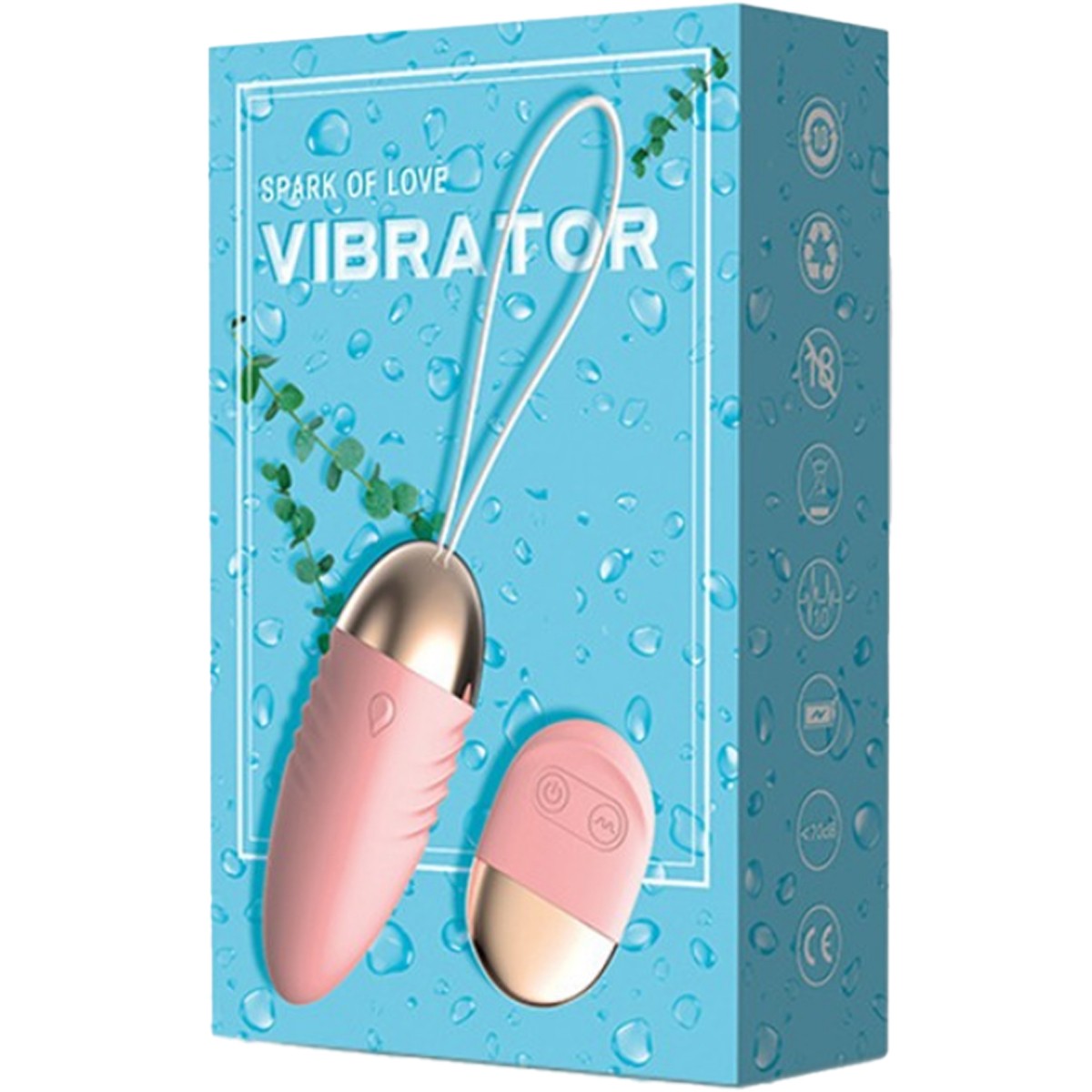Œuf vibrant télécommandé - 10 modes - Rose
