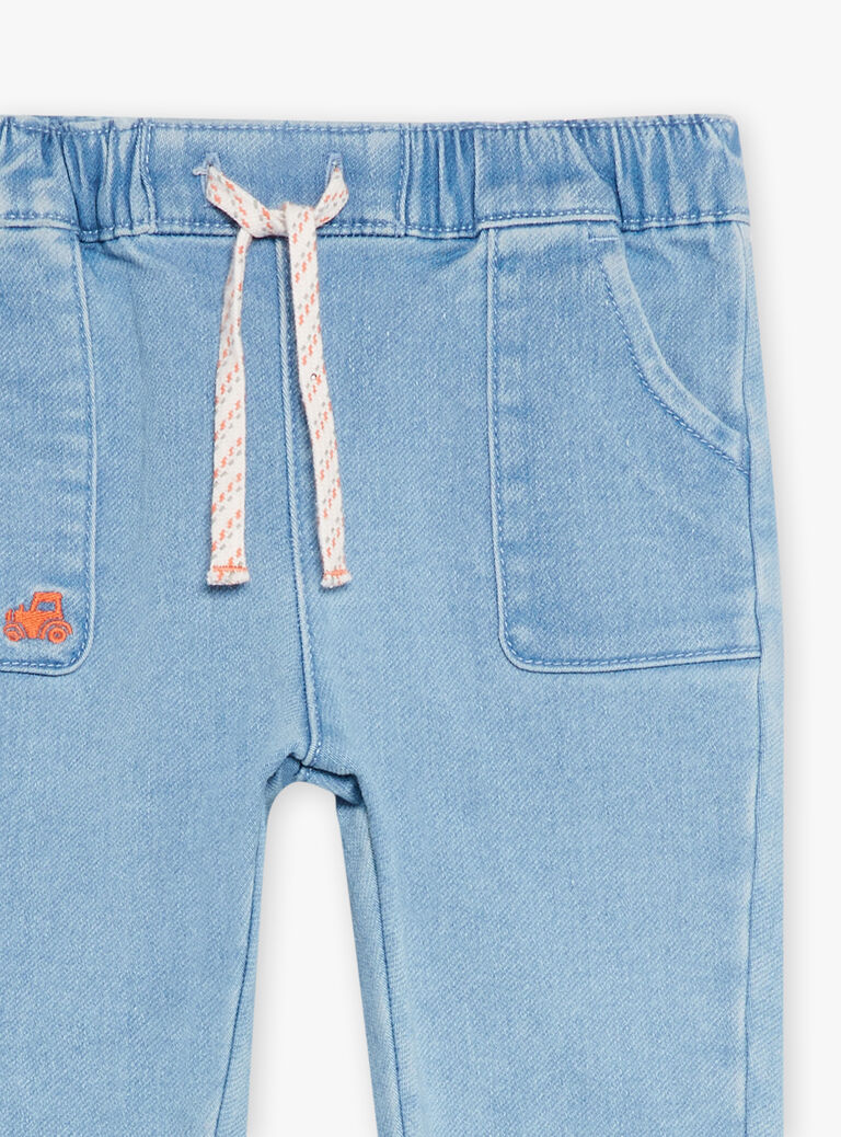 Pantalon denim clair
