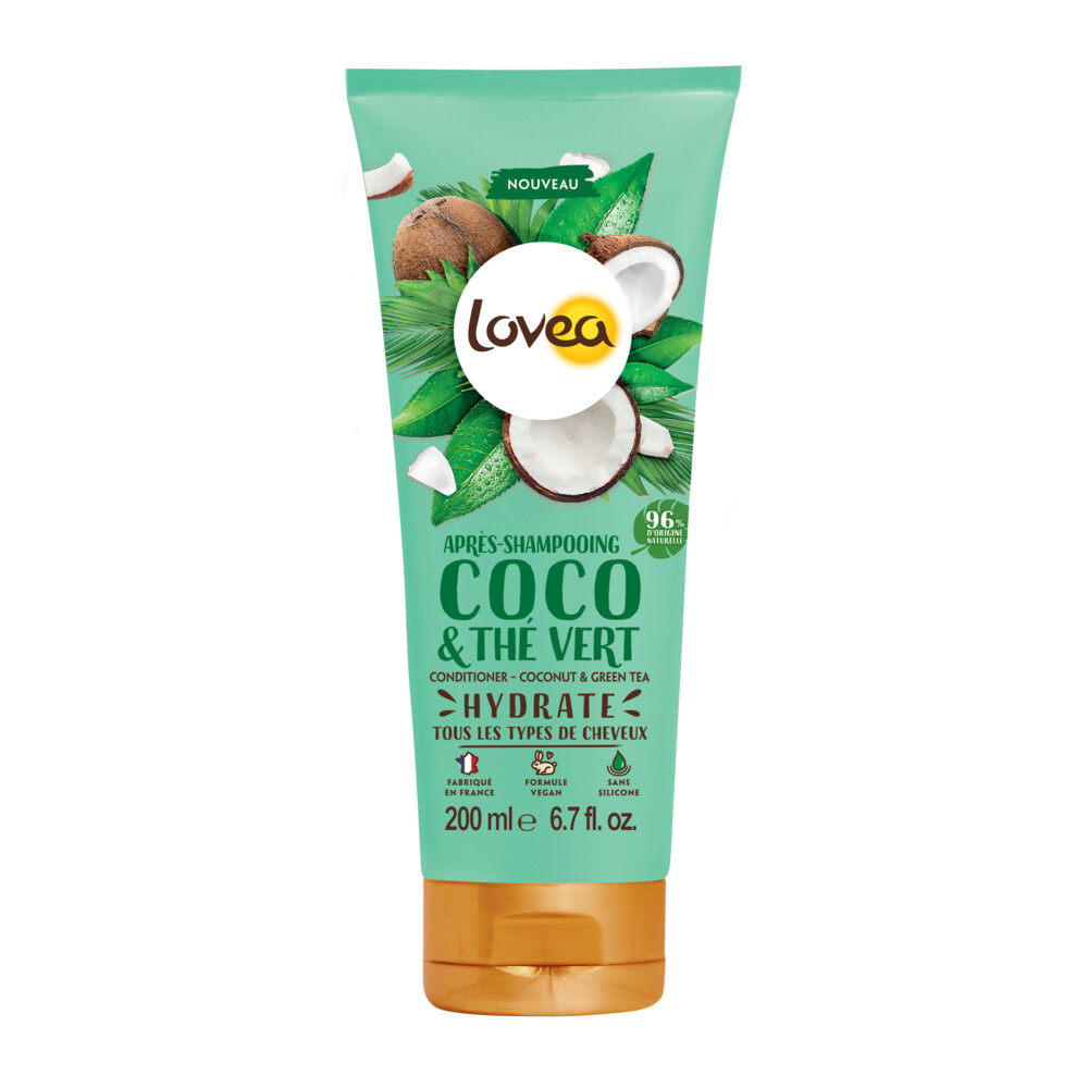 Lovea Kokos en Groene Thee Shampoo en Conditioner Pakket