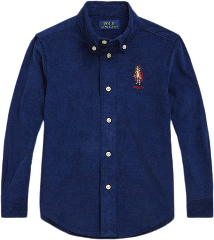 Polo Ralph Lauren FINEWALE CORDUROY-CLBDPPC-SI-SPS Blå
