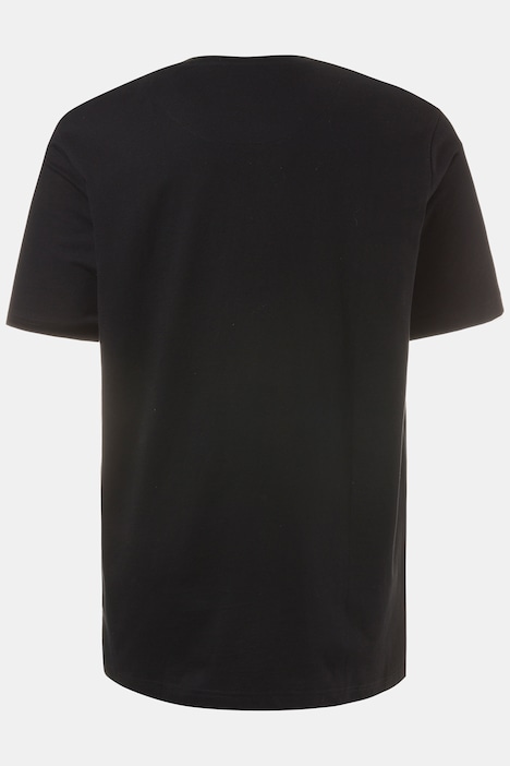 Henleys, Basic, 2er-Pack, Rundhals, Knopfleiste, bis 8 XL