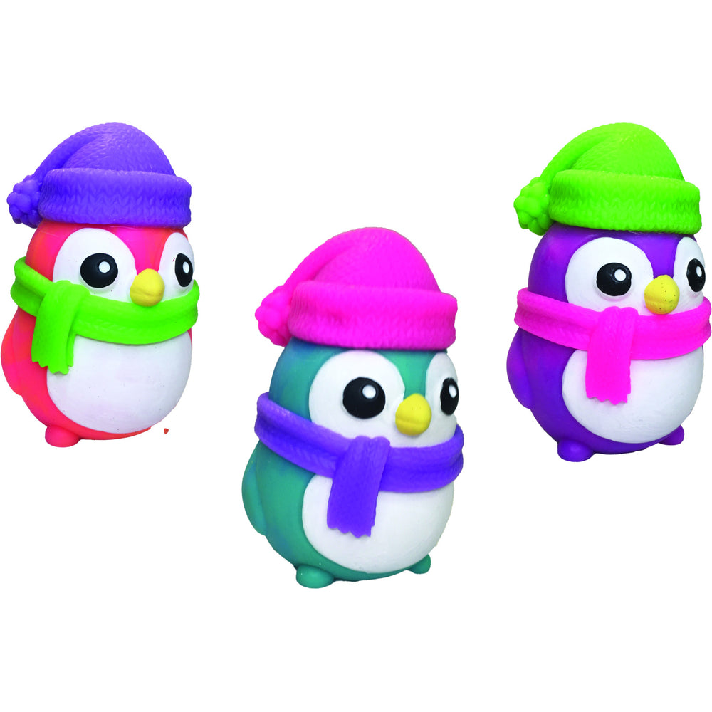 Køb NeeDoh Polar Glow Penguin 3 Asst. CDU