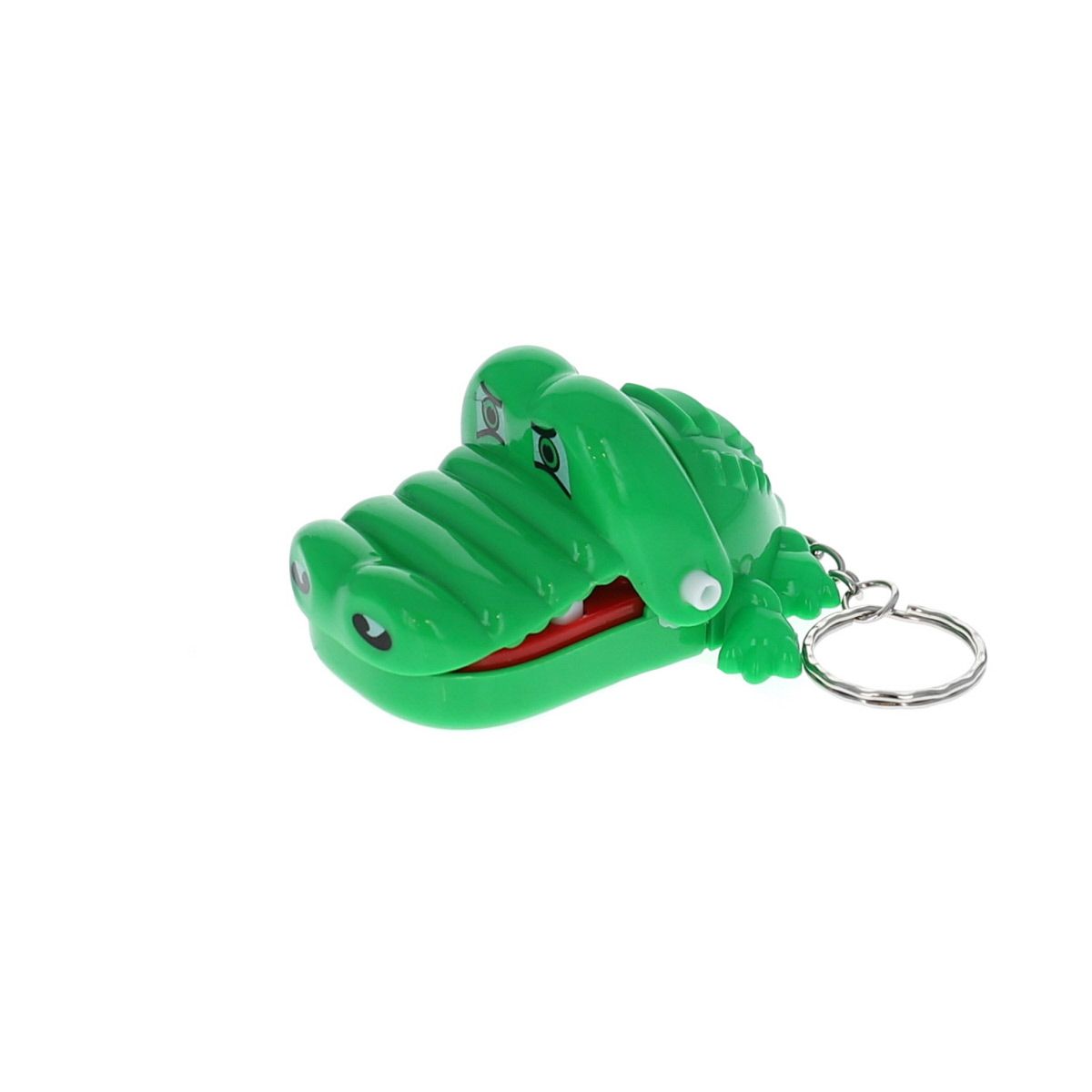 Porte-clés crocodile mordant Mercredi et Patati