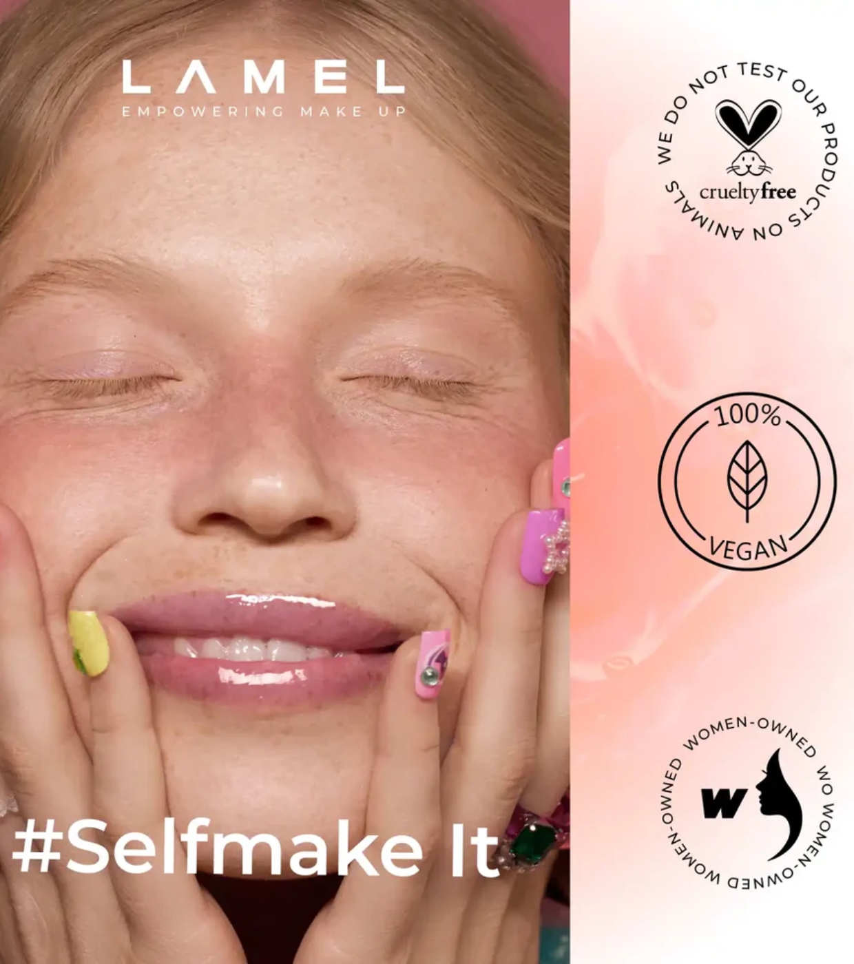 Lamel - Óleo labial Let's Glaze - 402: Strawberry jam
