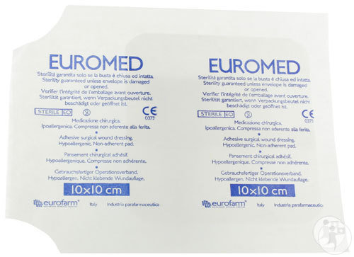 Euromed Pansement Chirurgical Adhésif 10x10cm Pièce 1