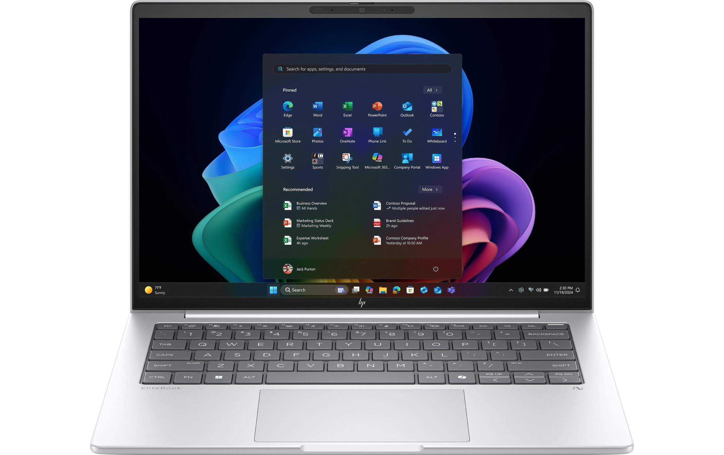 HP Business-Notebook »EliteBook 8 G1a 14 Next Gen AI PC AD4F4ET« / 14 ″ AMD Ryzen Radeon