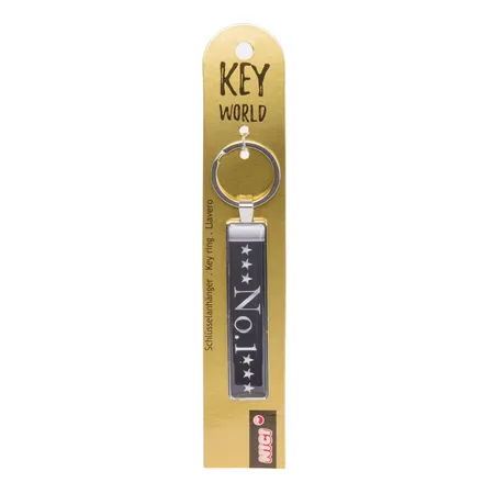 NICI Schlüsselanhänger Key World 'No. 1'