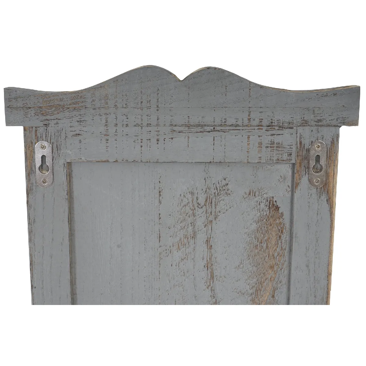 Decoshop26 Porte-manteaux muraux - Bois gris vieilli
