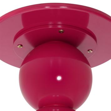 Bijzettafel Theo-Bert Pot roze hout ø 33 cm
