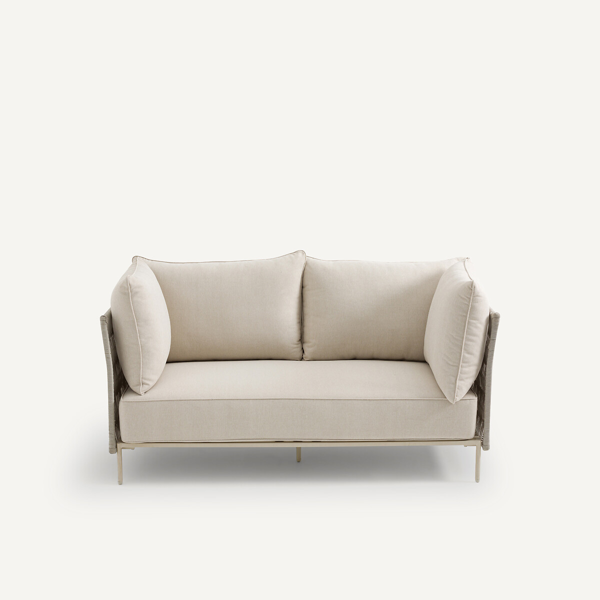AM.PM<br>Banco de jardim de 2 lugares. Alças trançadas, Leandra