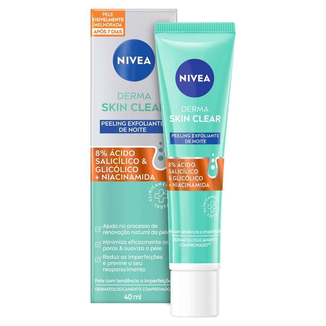 NIVEA  Derma Skin Clear - Exfoliante de Noite - 40ml