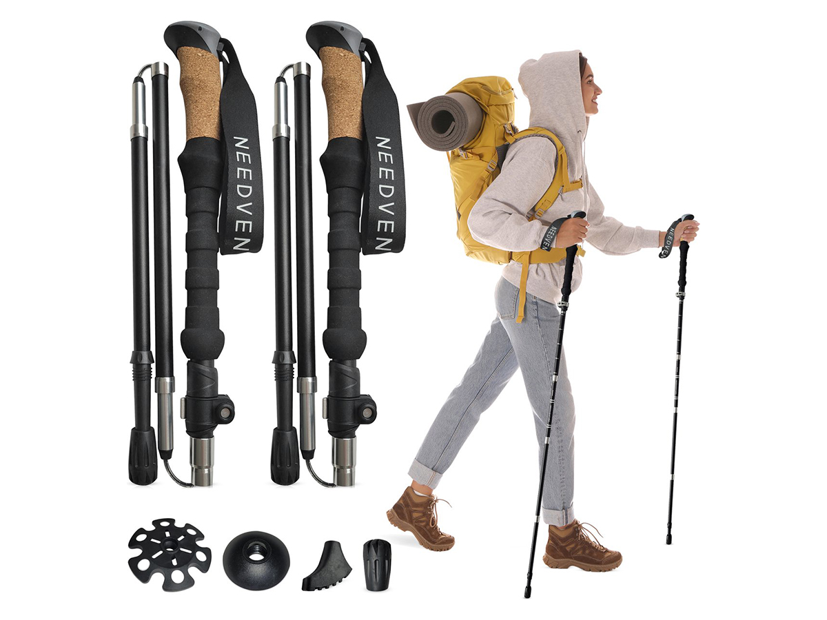 Needventure opvouwbare Nordic Walking stokken