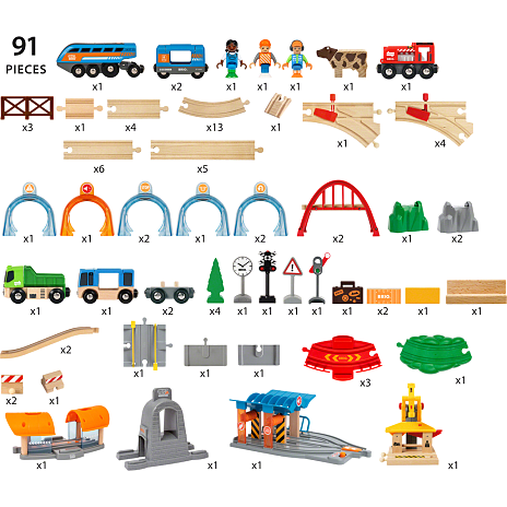 BRIO 33977 Smart Tech Sound Action Tunnel Deluxe-sæt