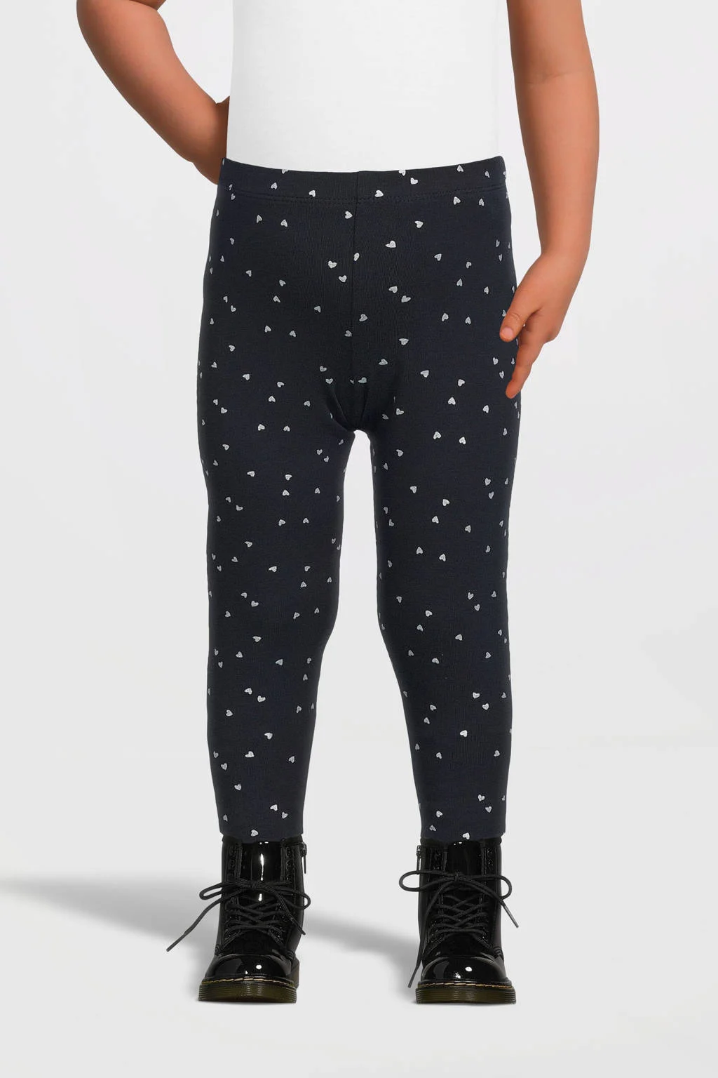NAME IT legging NMFVIVIAN met all over print donkerblauw/grijs