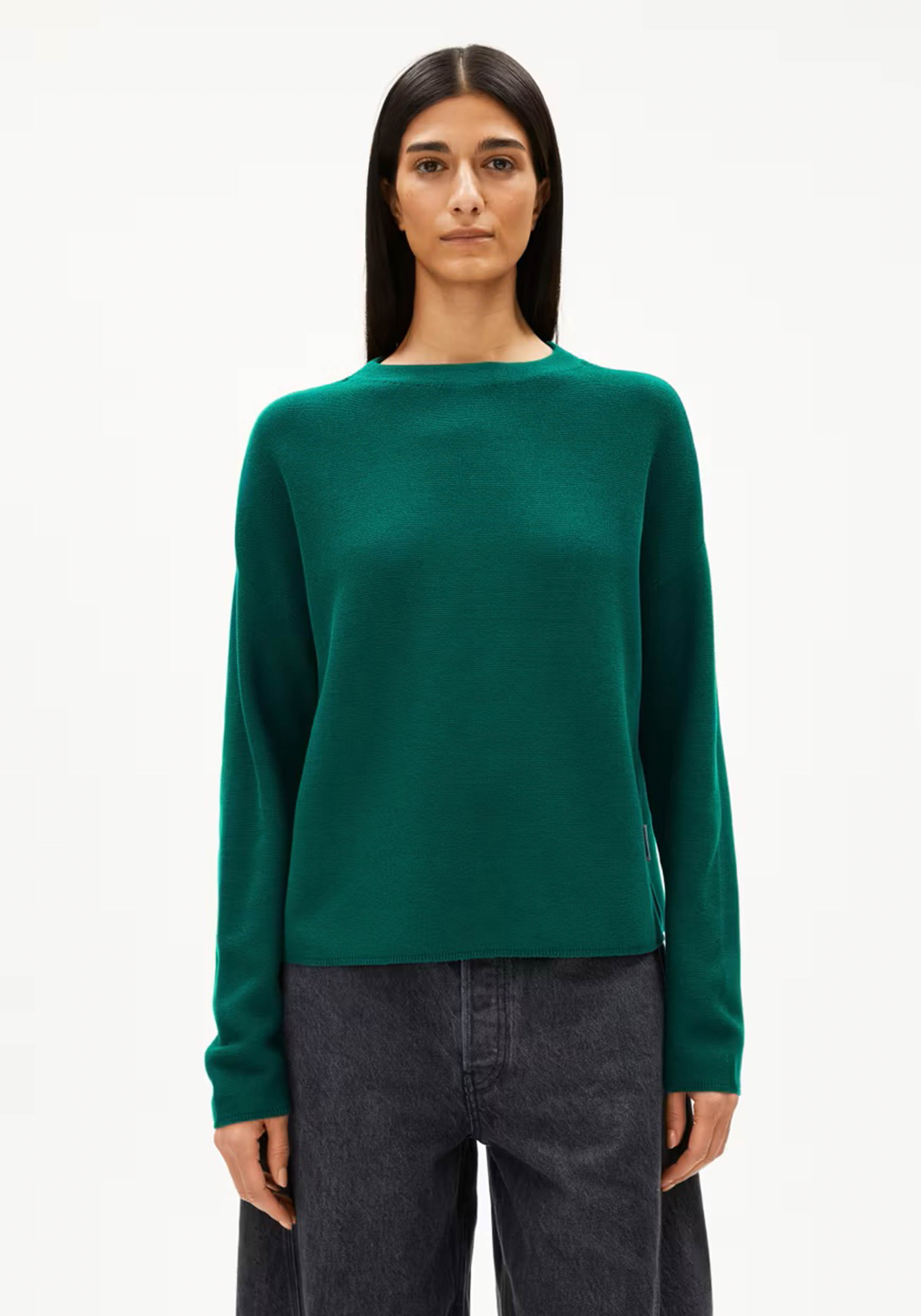 Armedangels Pullover Merinaa Links Links Emerald Green