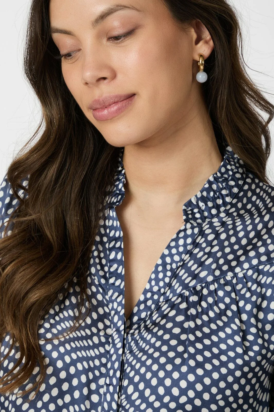 Neo Noir Diana Vibrant Dot Blouse 163423