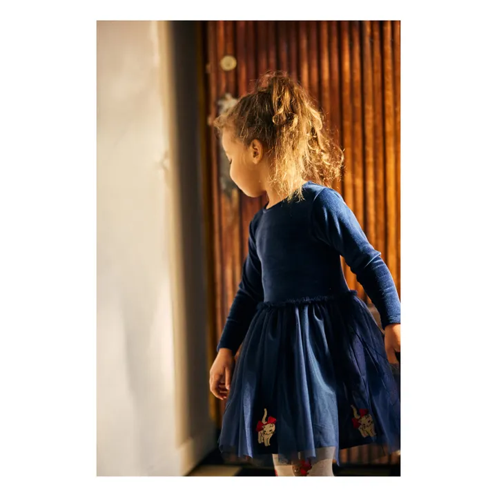 Konges Sløjd Robe Matière Recyclée Florine | Bleu marine