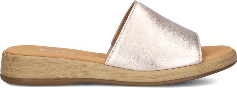 Gabor 730 Slippers Dames Goudkleurig