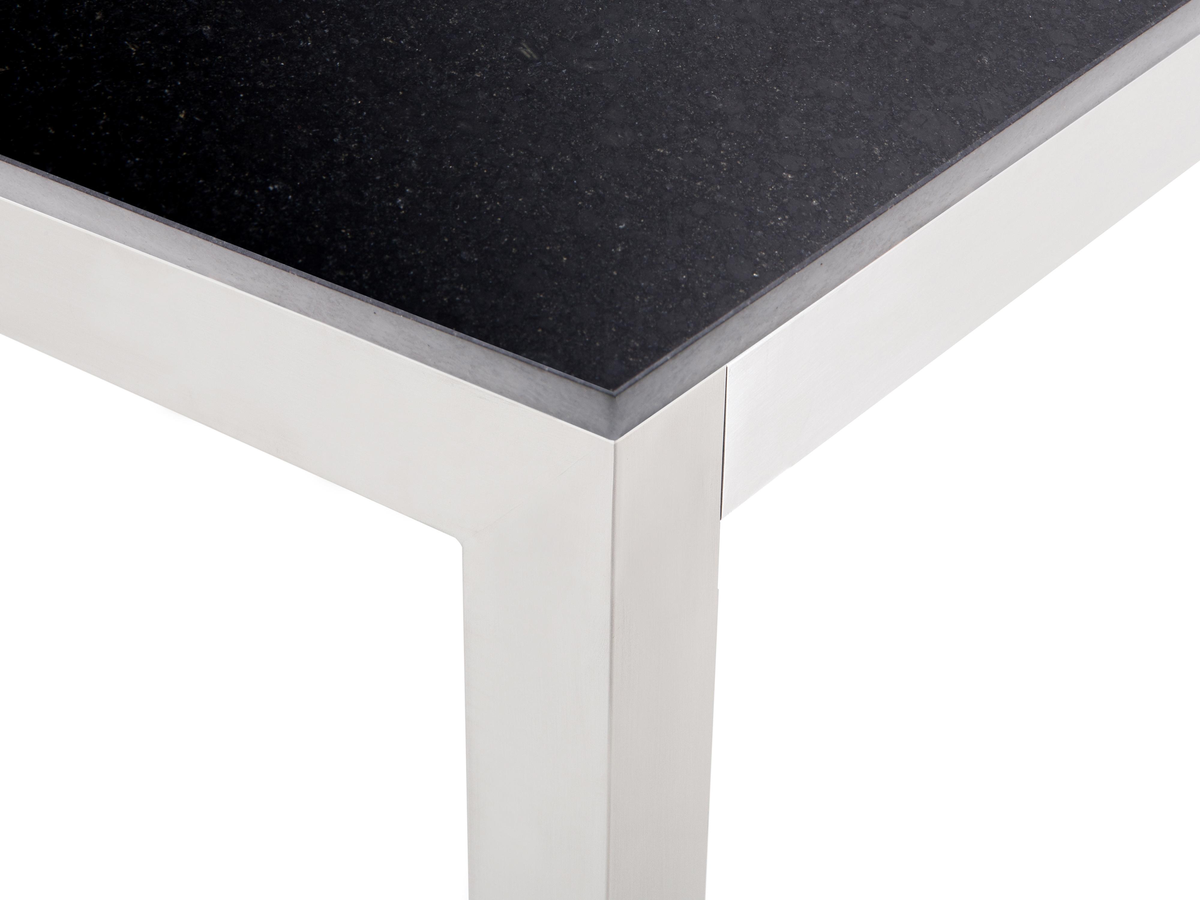 Tuinset 6-zits GROSSETO Graniet Gepolijst Zwart/beige